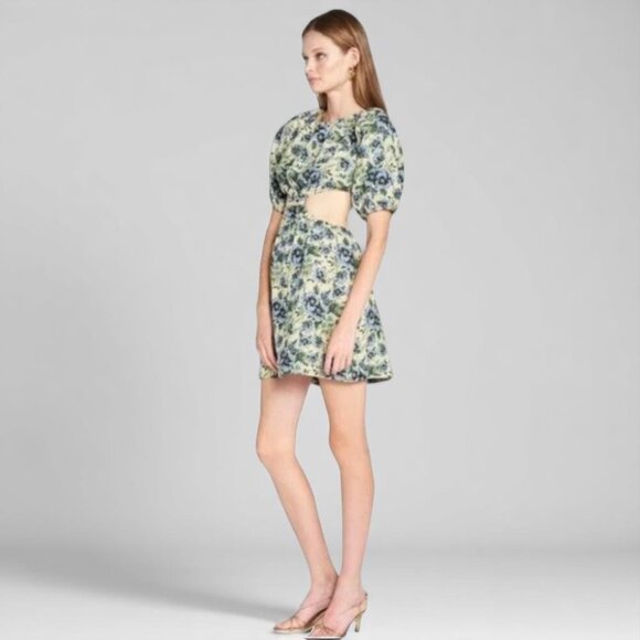 NWT En Saison Passion Cut Out Jacquard Mini Dress - Picture 2 of 6